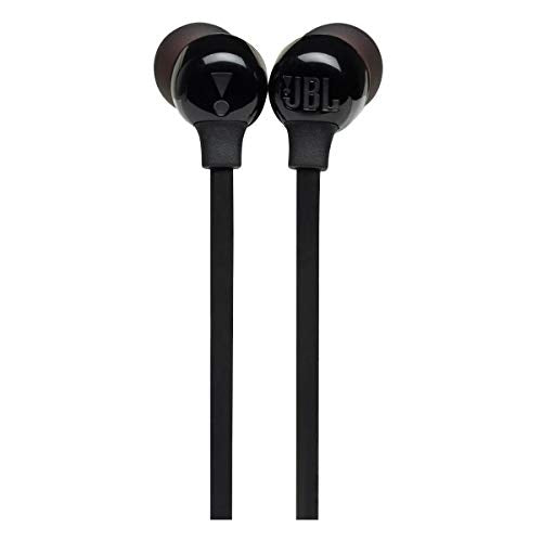JBL Tune 125 - Bluetooth Wireless in-Ear Headphones with 3-Button Mic/Remote and Flat Cable - Black