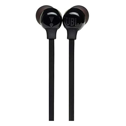 JBL Tune 125 - Bluetooth Wireless in-Ear Headphones with 3-Button Mic/Remote and Flat Cable - Black