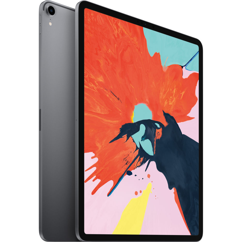 Apple 12.9-inch iPad Pro Wi-Fi 512GB - Space Gray (2018 release) - Front View