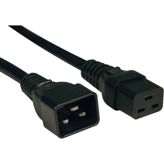 Tripp Lite 2ft Computer Power Cord Cable C19 to C20 Heavy Duty 20A 12AWG 2'