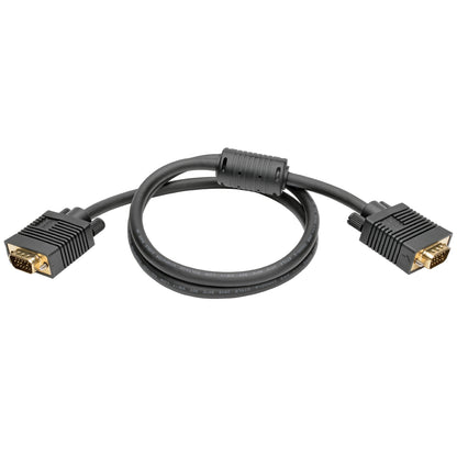 Tripp Lite 3ft VGA Coax Monitor Cable with RGB High Resolution HD15 M/M 3'