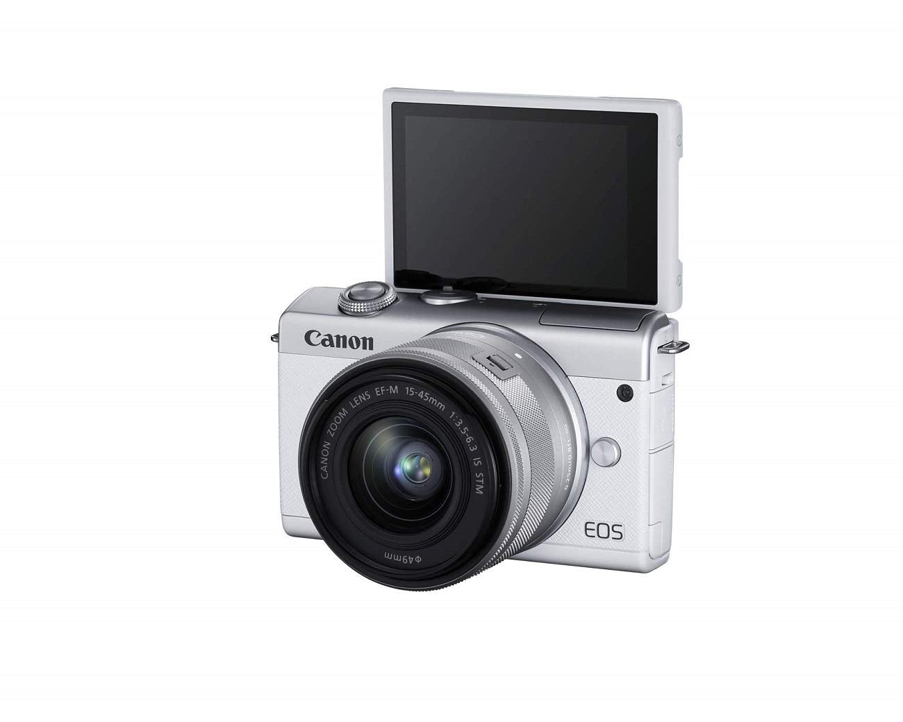 Canon EOS M200 EF-M 15-45mm is STM Kit (White)