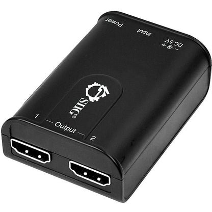 SIIG 2-Port HDMI Splitter with Audio - USB Powered