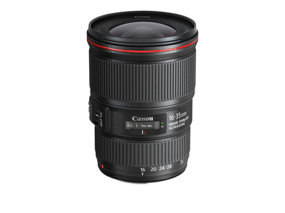Canon - 16 mm to 35 mm - f/4 - Full Frame Sensor - Zoom Lens for Canon EF