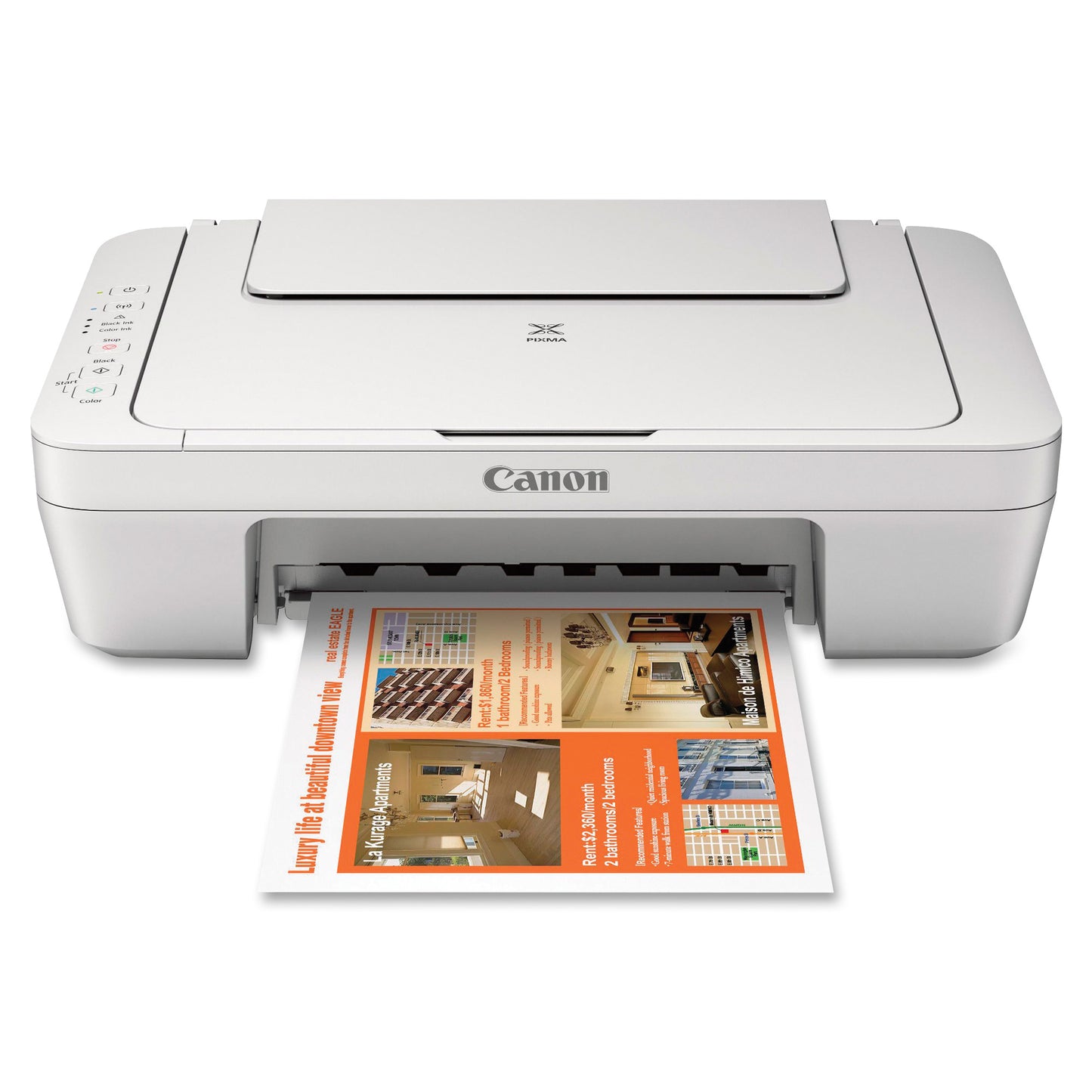 Canon PIXMA MG2924 Inkjet Multifunction Printer - Color - Plain Paper Print - Desktop