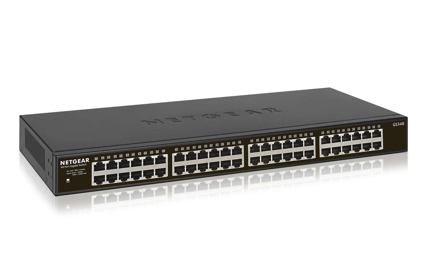 Netgear 48-port Gigabit Ethernet Rackmount Unmanaged Switch (GS348)