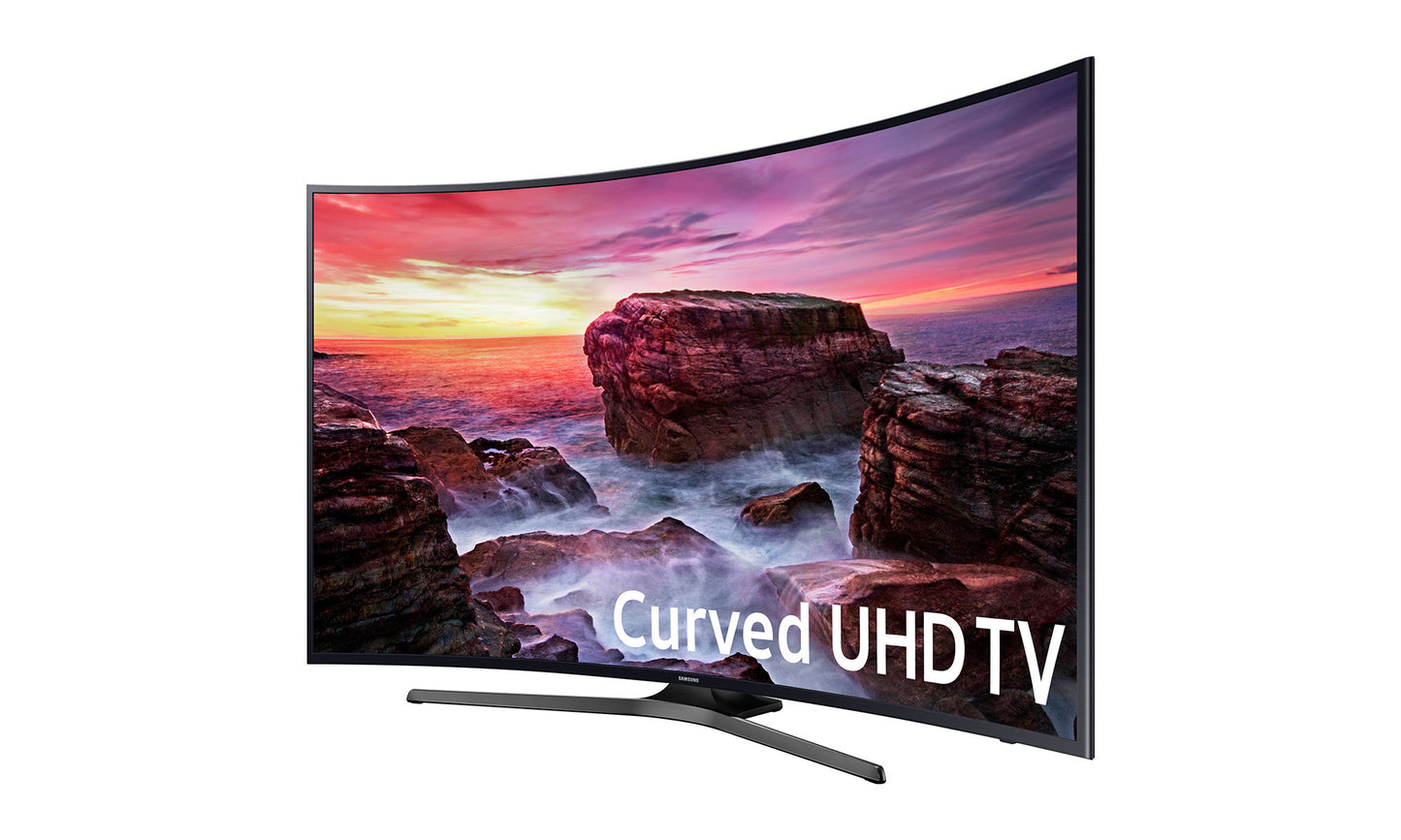 Samsung 6490 UN55MU6490 54.6" 2160p Curved Screen LED-LCD TV - 16:9 - 4K UHDTV - Black, Dark Titan