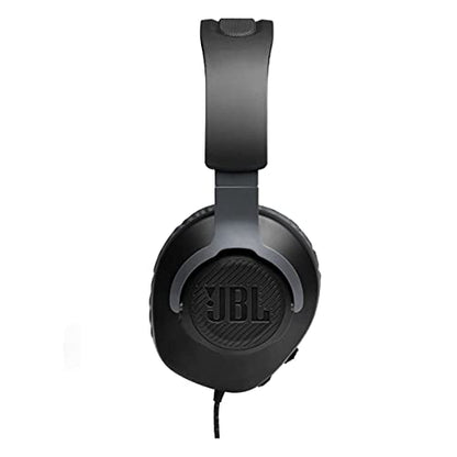 JBL Free WFH Wired Over-Ear Headset with Detachable Mic - Black