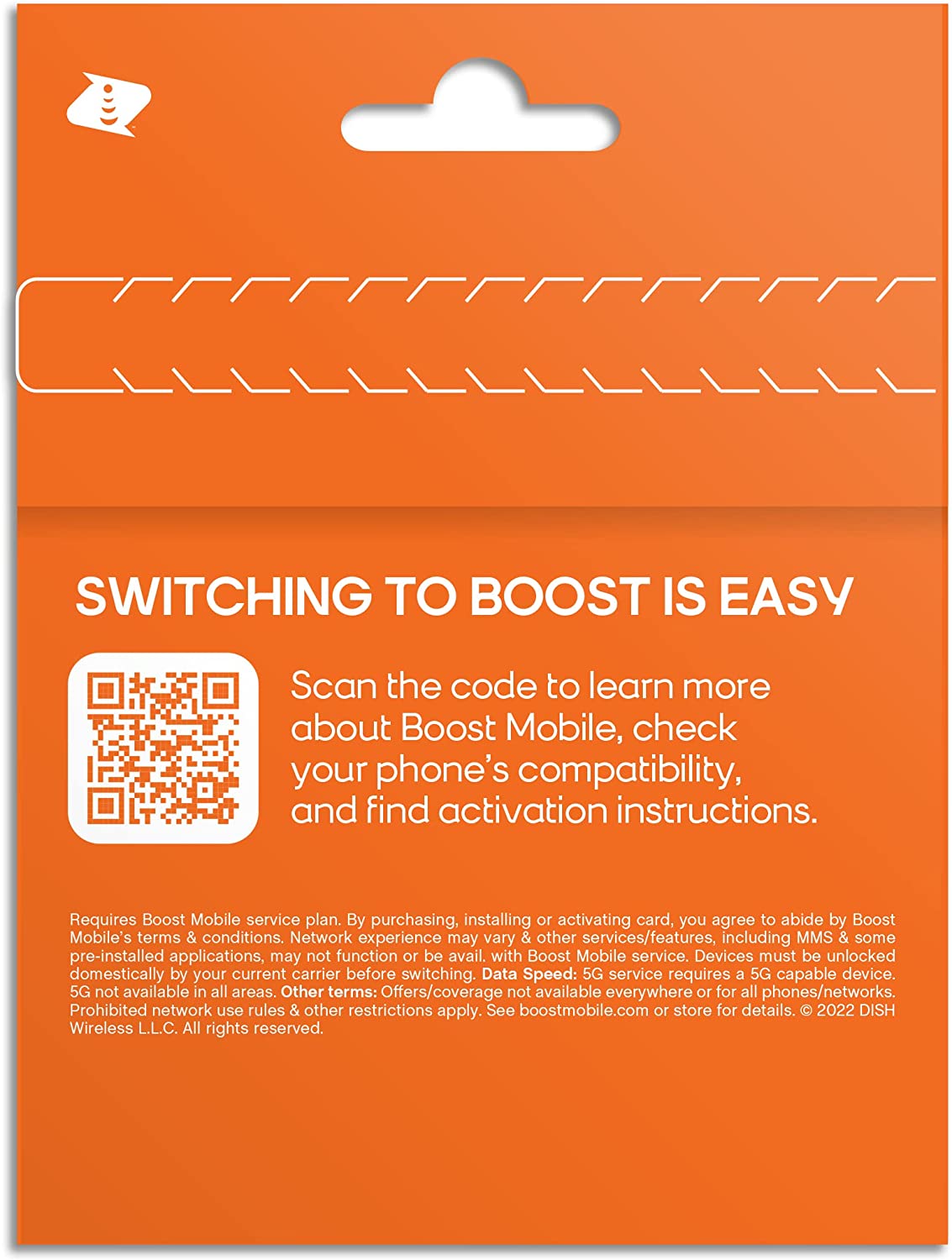 Boost Mobile Preloaded SIM Card - 3month/5gb - Bring Your Own Phone