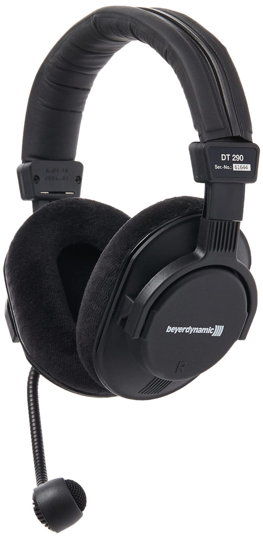 beyerdynamic DT-290-MKII-200/80 Headset with Dynamic Hypercardioid Microphone for Broadcasting Applications, 80 Ohms
