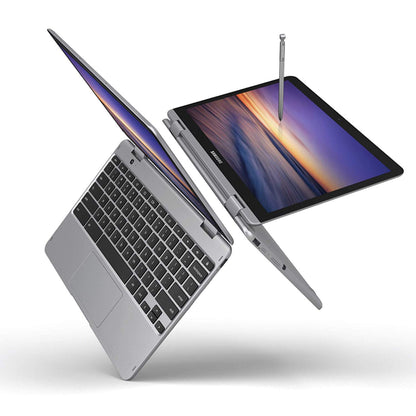 Samsung Chromebook Plus V2 XE520QAB-K01 12.2" Touchscreen LCD 2 in 1 Chromebook - Intel Celeron 3965Y 1.50 GHz - 4 GB LPDDR3 - 32 GB Flash Memory - Chrome OS - 1920 x 1200 - Convertible - Light Titan