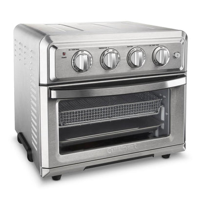 (Open Box) Cuisinart TOA-60 Convection Toaster Oven Air Fryer with Light, Silver