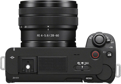 Sony Alpha ZV-E1 Full-Frame Vlog Camera with 28-60mm Lens - Black
