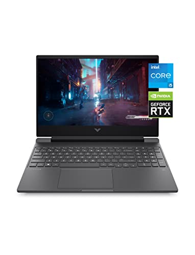 HP Victus 15-fa0010nr 15.6-in Laptop Computer i5 8GB 512GB SSD RTX 3050ti 4GB Win11 - Mica Silver