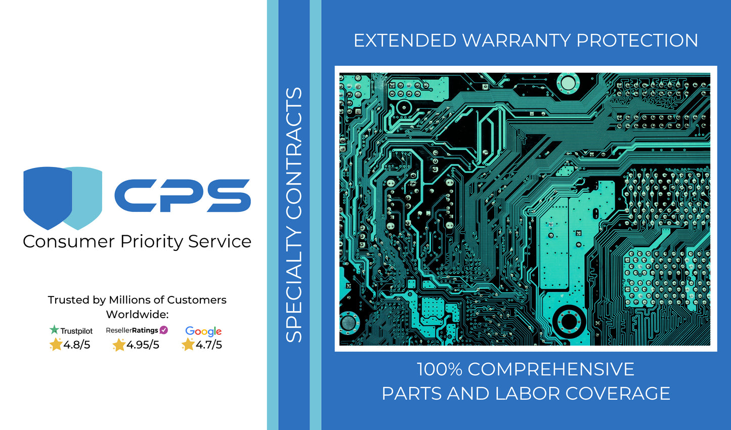 CPS 3 Year Extended Warranty under $500 - For OEM Products