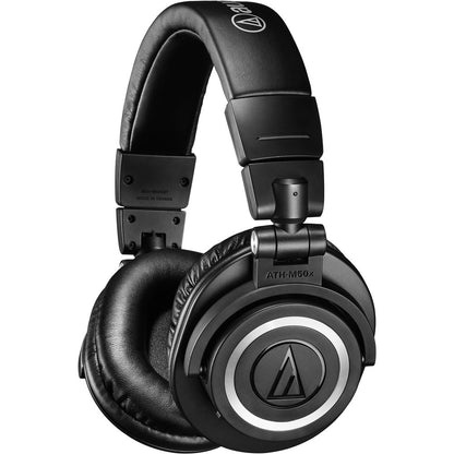 Audio Technica ATH-M50xBT Wireless Over-Ear Headphones, Black