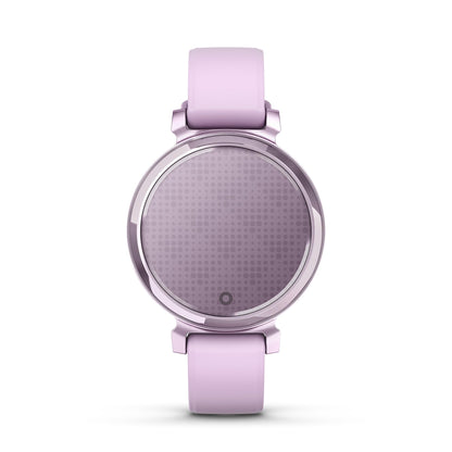 Garmin Lily 2, Small and Stylish Smartwatch, Hidden Display, Patterned Lens, Up to 5 Days Battery Life, Lilac