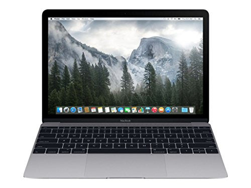 Apple MacBook MJY32LL/A 12" LED (Retina Display, In-plane Switching (IPS) Technology) Notebook - Intel Core M Dual-core (2 Core) 1.10 GHz - Space Gray