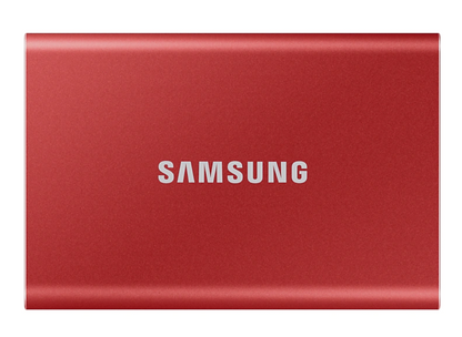 Samsung T7 1TB Portable SSD - MU-PC1T0R/AM - USB 3.2 - Red