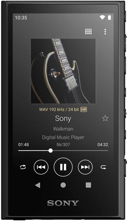 Sony NW-A306/B Walkman 32GB Digital Music Player with Android, 36 Hour Battery – Black