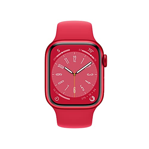 Apple Watch Series 8 GPS + Cellular 41mm (PRODUCT)RED Aluminum Case w (PRODUCT)RED Sport Band - S/M (2022)