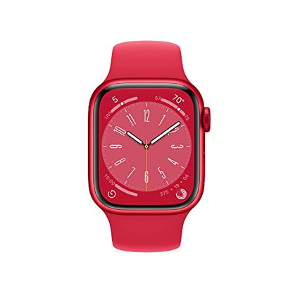 Apple Watch Series 8 GPS + Cellular 41mm (PRODUCT)RED Aluminum Case w (PRODUCT)RED Sport Band - S/M (2022)