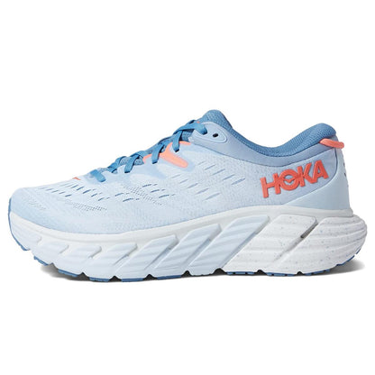Hoka Gaviota 4 Women's Everyday Running Shoe - Blue Fog / Plein Air - Size 7.5