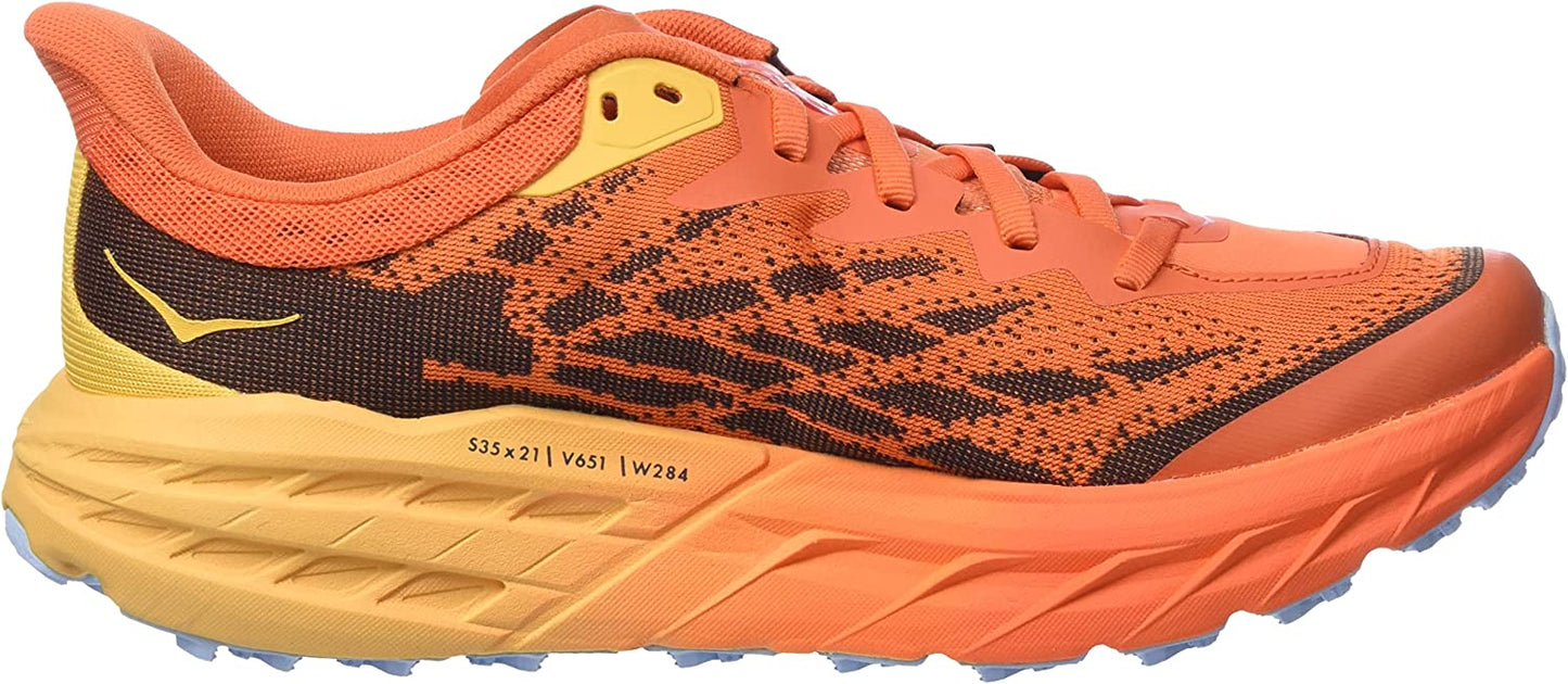 Hoka Speedgoat 5 Men's Trail Running Shoe - Puffin's Bill / Amber Yellow - Size 13