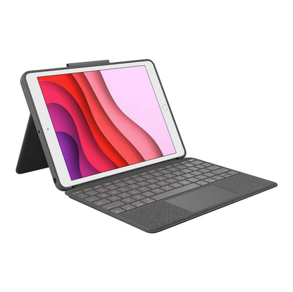 Logitech Combo Touch Detachable Keyboard Case for Apple iPad 7th, 8th, 9th Gen - Graphite