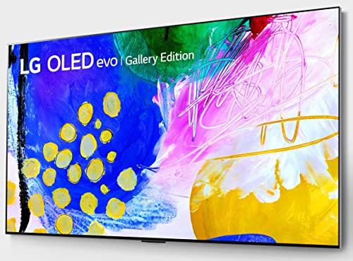 LG 83-in 4K UHD Gallery Edition 120 Hz Smart OLED EVO TV W/ A9 - OLED83G2PUA