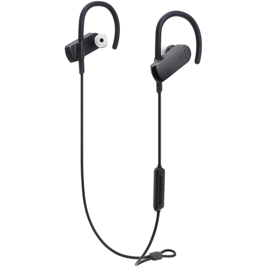 Audio-Technica ATH-SPORT70BT SonicSport Wireless In-Ear Headphones, Black