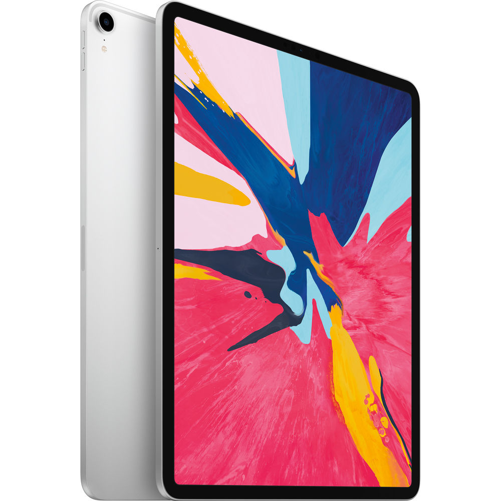 Apple 12.9-inch iPad Pro Wi-Fi 1TB - Silver (2018 release) - Front View