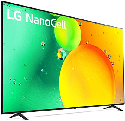 LG 75-in 4K UHD TM 120 Smart NanoCell LED TV w/ A5 - 75NANO75UQA