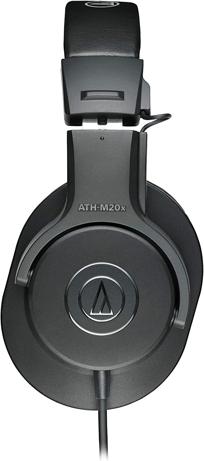 Audio-Technica ATH-M20X Professional Studio Monitor Headphones - Black
