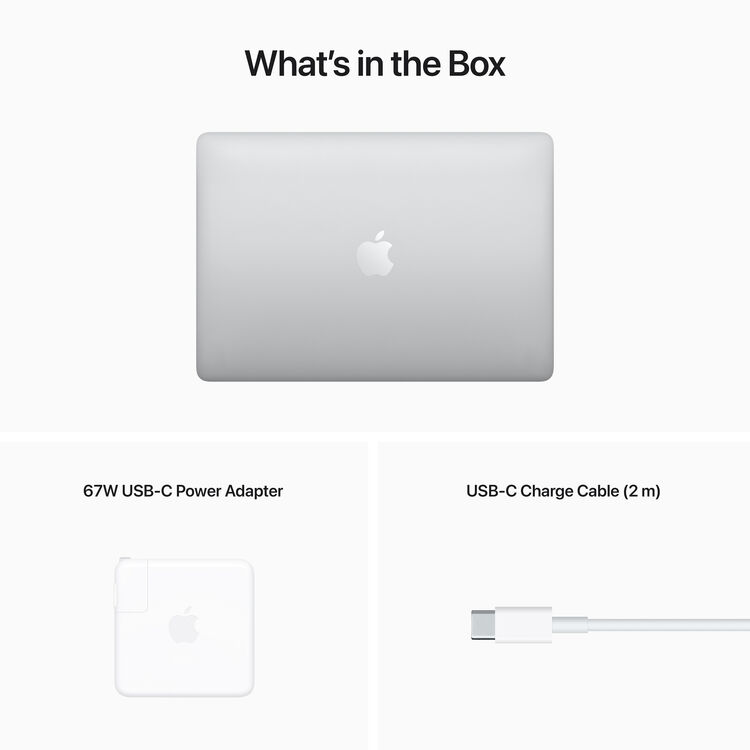 (CTO) Apple 13-in MacBook Pro - M2 8-core CPU 10-core GPU chip - 2 TB - 16 GB - Silver (Summer 2022) Z16T0006P