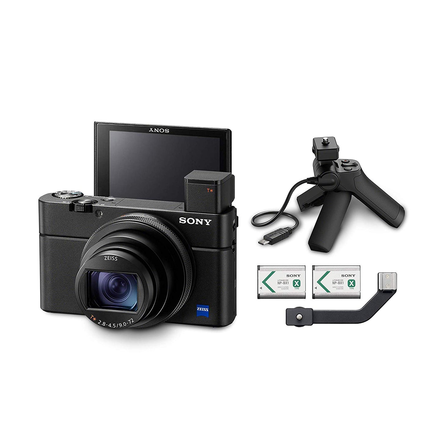 Sony DSC-RX100 VII Digital Camera with Shooting Grip Kit Bundle
