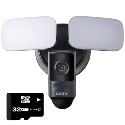 Lorex 2K Wi-Fi Floodlight Security Camera (32GB)