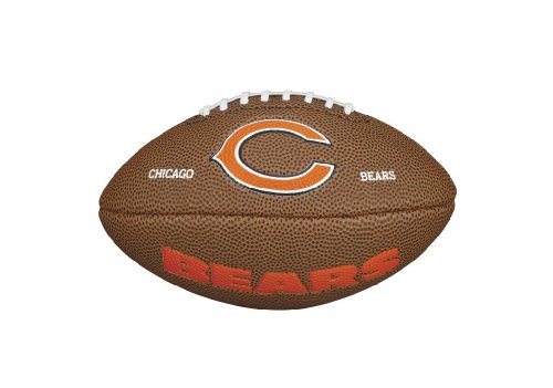 Wilson WTF1533IDCH NFL Team Logo Mini Size Football - Chicago Bears