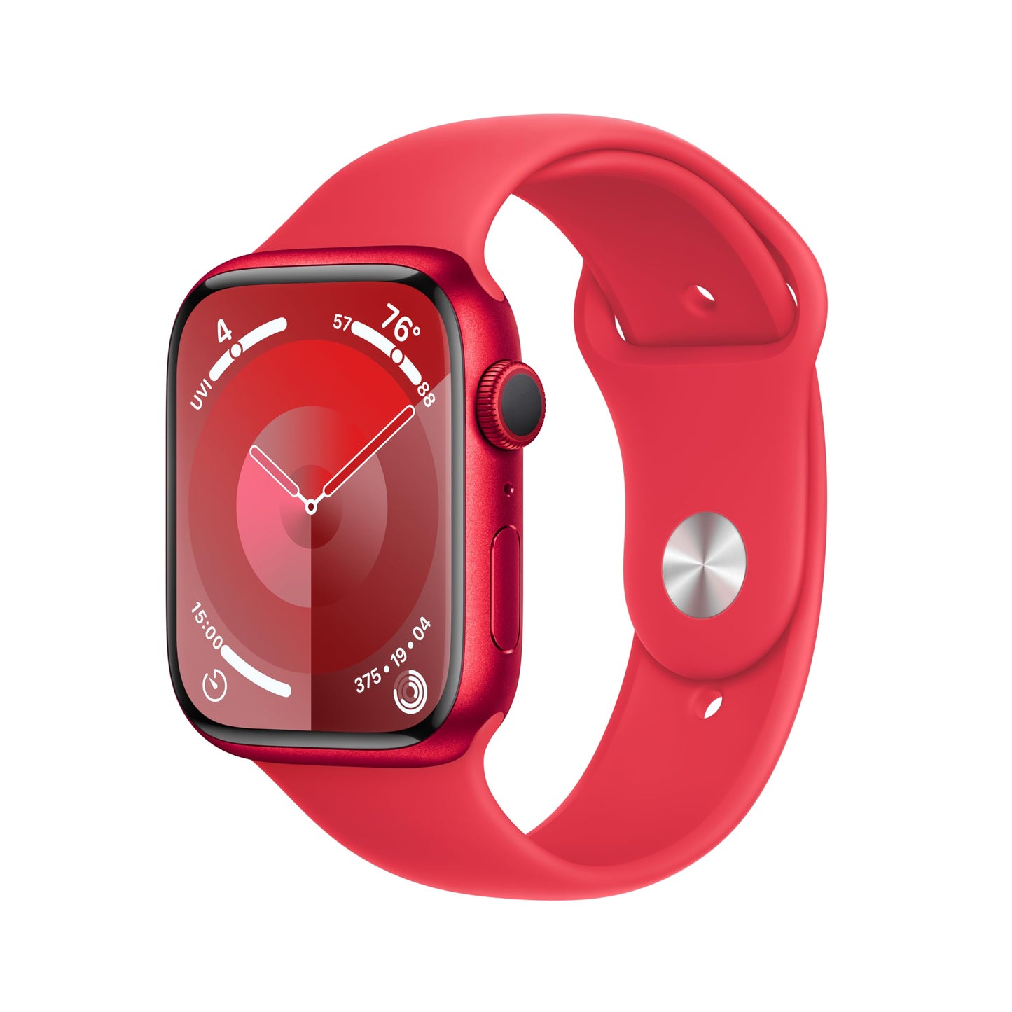 Apple Watch Series 9 GPS 45mm (PRODUCT)RED Aluminum Case with (PRODUCT)RED Sport Band - M/L (2023)