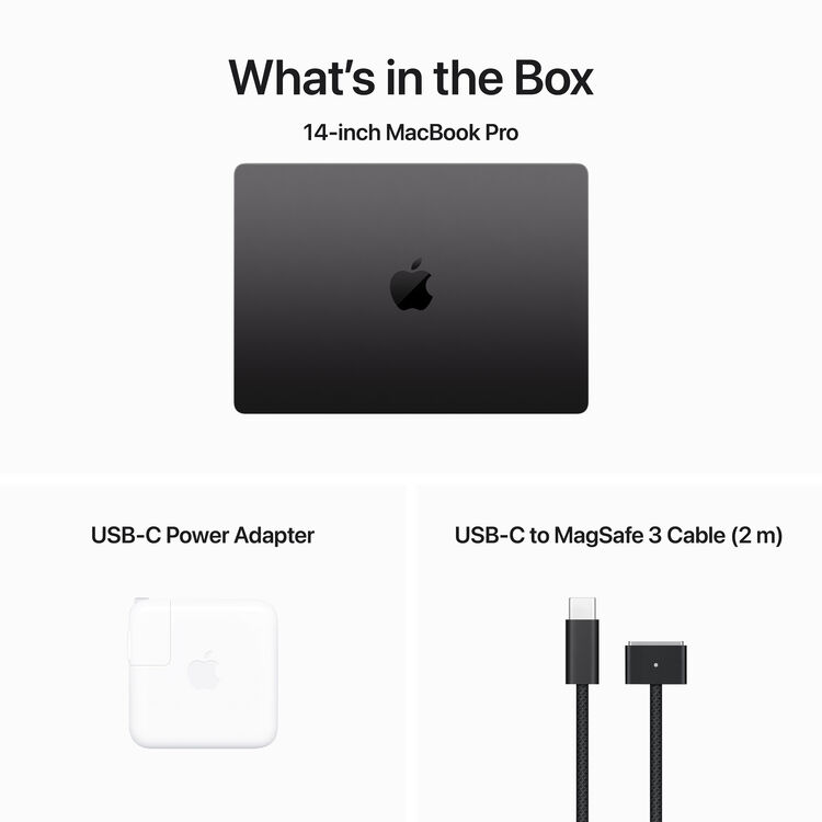 (CTO) Apple MacBook Pro 14-in - M3 Pro 12C CPU - 18C GPU, 36GB, 512GB, 96W - (Fall 23) Z1AU0029U - Space Black