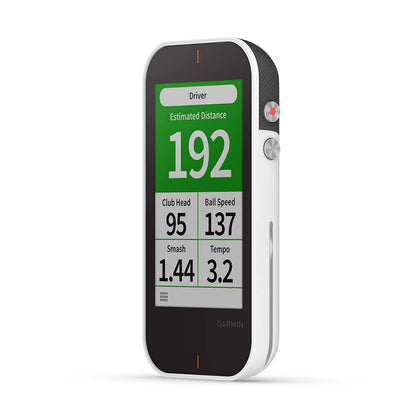 Garmin Approach G80, All-in-One Premium GPS Golf Handheld with Integrated Launch Monitor, 3.5" Touchscreen, Black/White