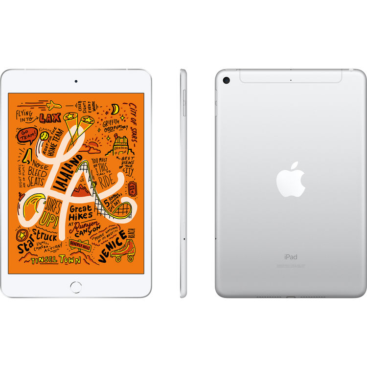 Apple iPad mini Wi-Fi + Cellular 64GB - Silver 5th Gen (2019)