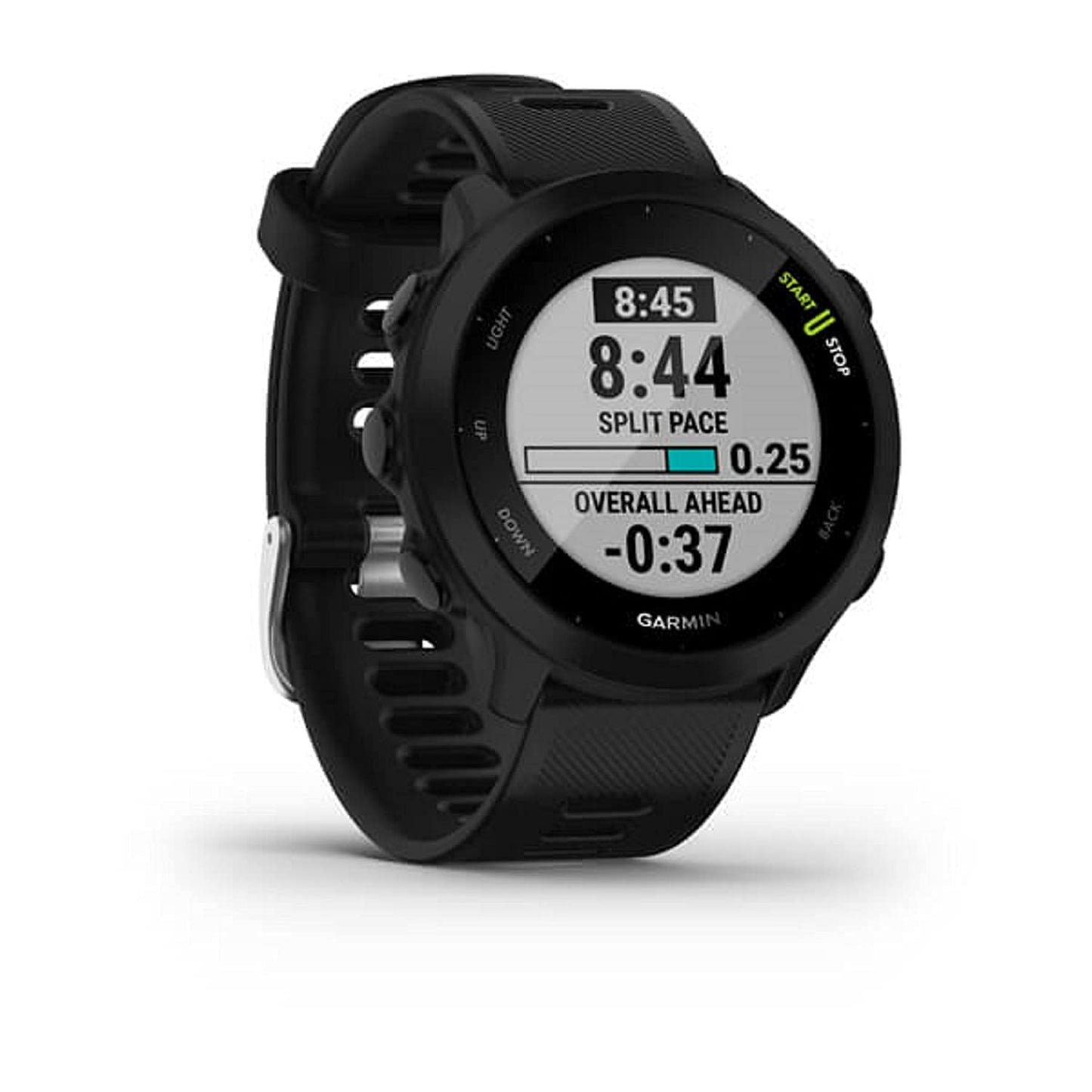 Garmin 010-02562-00 Forerunner 55, GPS Running Watch with Daily Suggested Workouts, Up to 2 weeks of Battery Life, Black