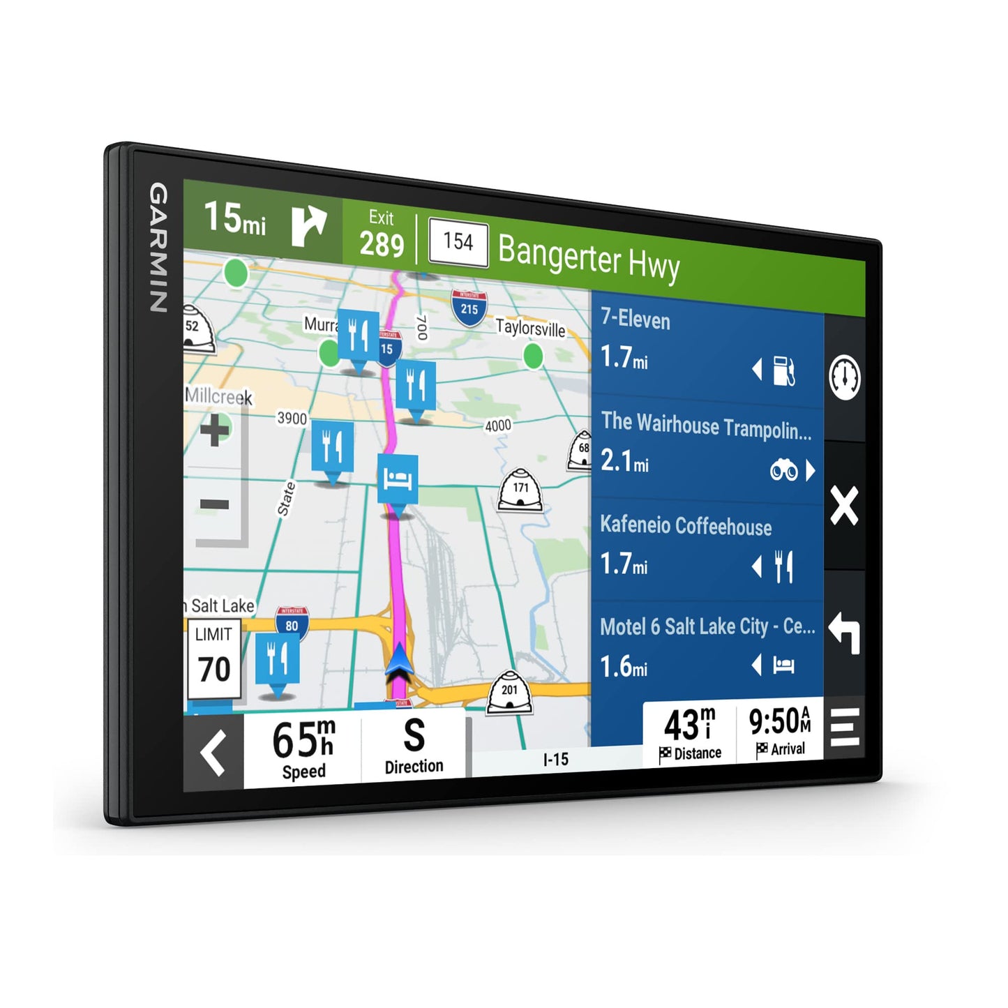 Garmin DriveSmart 76, 7-inch Car GPS Navigator with Bright, Crisp High-resolution Maps and Garmin Voice Assist