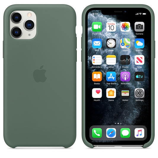 (Open Box) Apple iPhone 11 Pro Silicone Case - Pine Green - MWYP2ZM/A