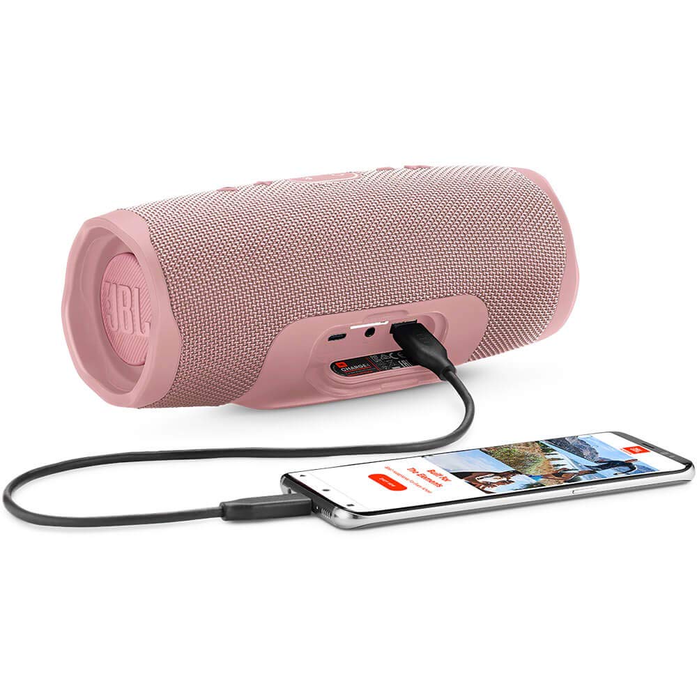 JBL Charge 4 Portable Bluetooth Speaker - Pink