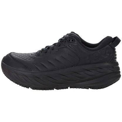 Hoka Bondi 8 Women's (Wide) Everyday Running Shoe - Black / Black - Size 9