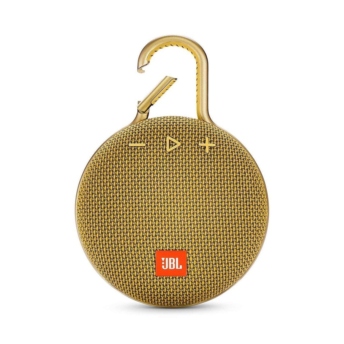 JBL Clip 3, Mustard Yellow - Portable Bluetooth Speaker
