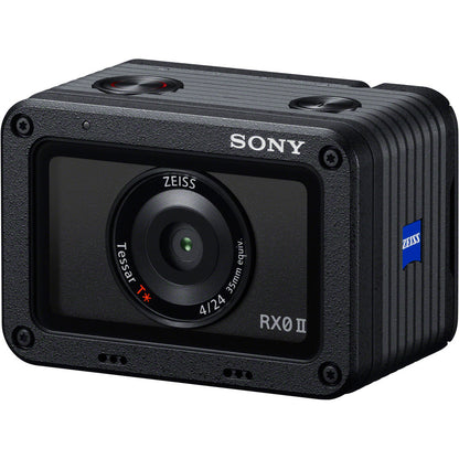 Sony DSC-RX0 II Premium Tiny Tough Digital Camera - Waterproof Shockproof