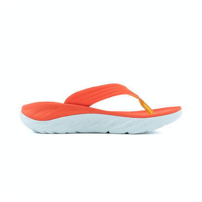 Hoka Ora Recovery Men's Flip Sandal -- Fiesta / Amber Yellow - Size 8